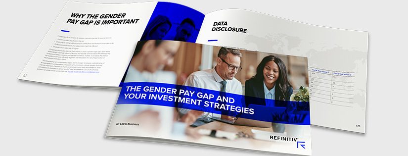 Front cover inage of the gender pay gap and your investment strategies report
