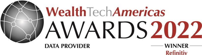 Wealth Tech Americas Awards 2022. Winner. Data Provider