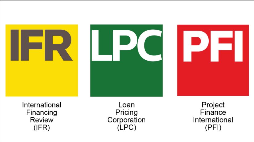 Logos for Capital Markets Insight three product families: IFR, LPC, and PFI