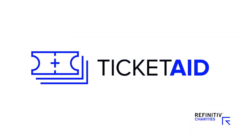 TIcketAid logo representing Refinitiv charities