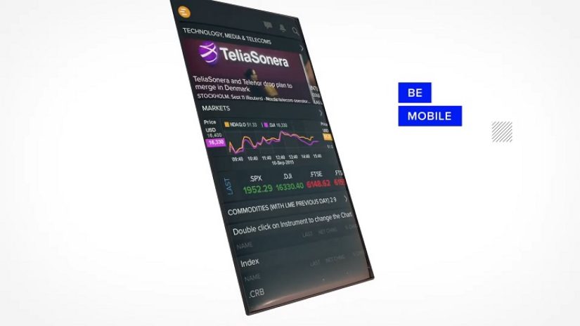 Video overview of Eikon mobile applications including apps for iPhone and Android.